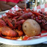 We ordered 5lbs of crawfish to split between the 3 of us.