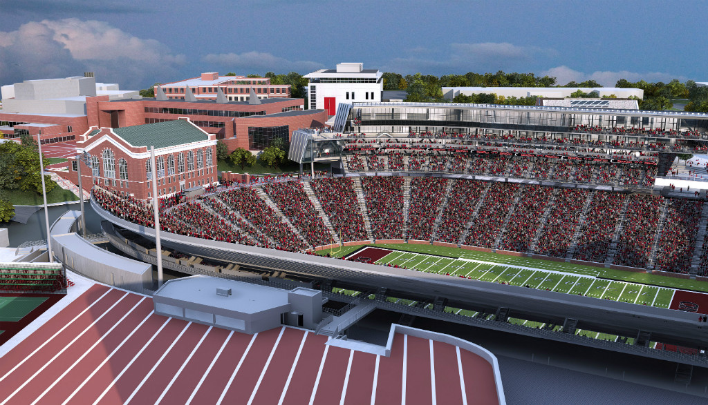 Nippert Stadium in the Center of the UC Campus - Picture of