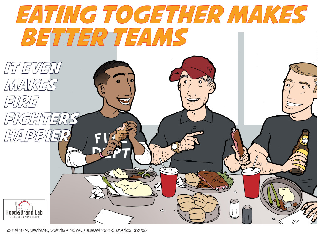 eating together