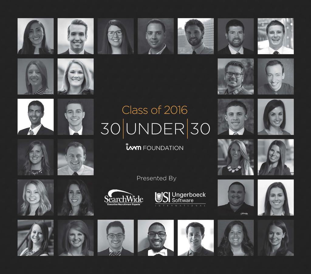 30 UNDER 30 2016