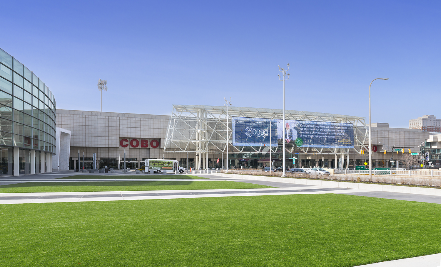 Cobo Center marquee