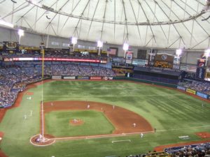 tropicana field seating capacity rays tampa bay park puts squeeze baseball trip road ballpark fl ballparksofbaseball