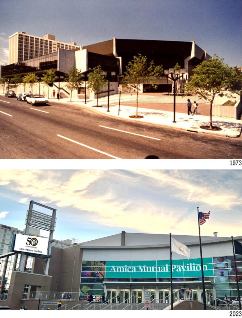 International Association of Venue Managers Providence arena then and now
