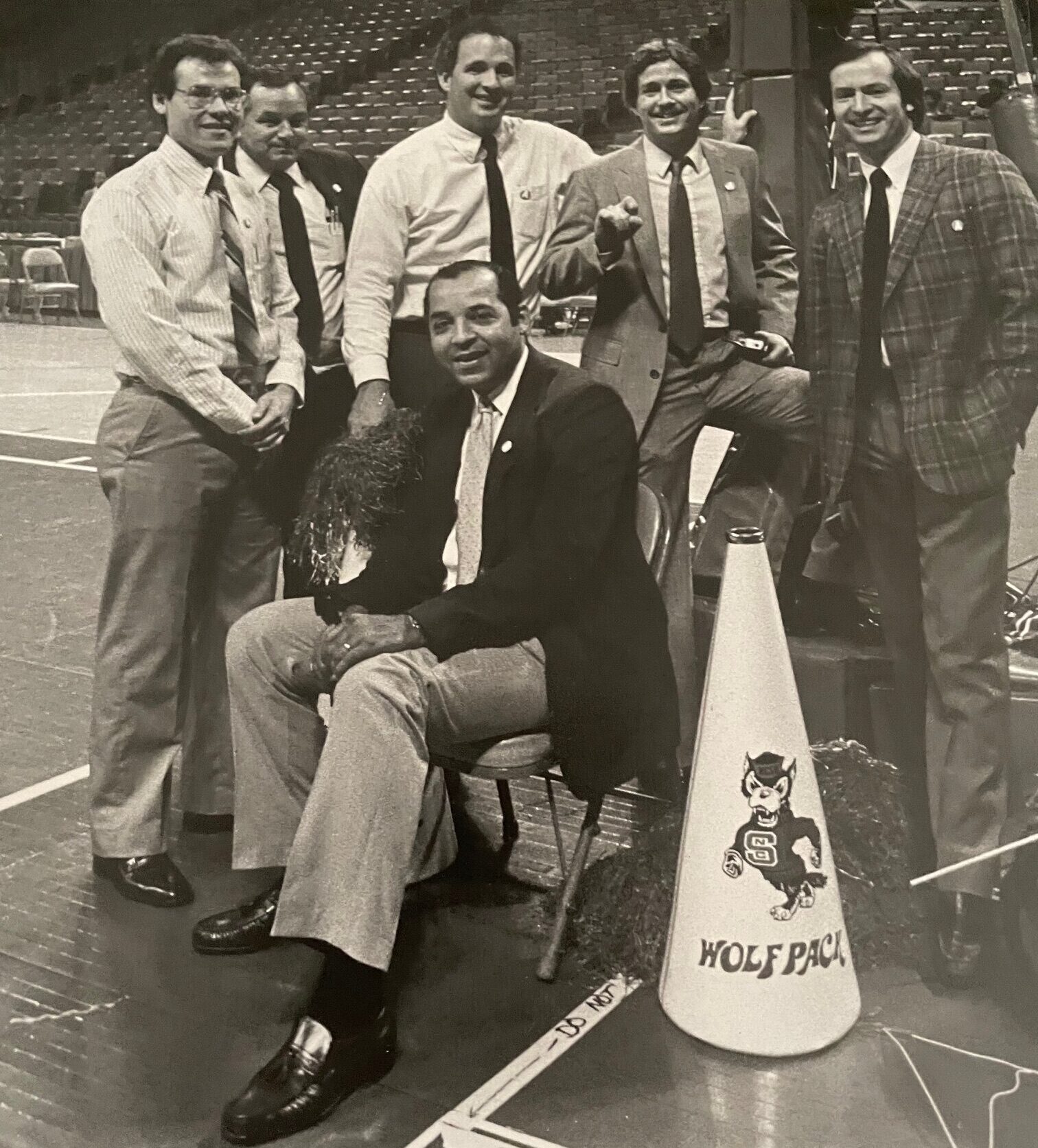 Bob Dhue at the 1983 ACC Basketball Championships final game