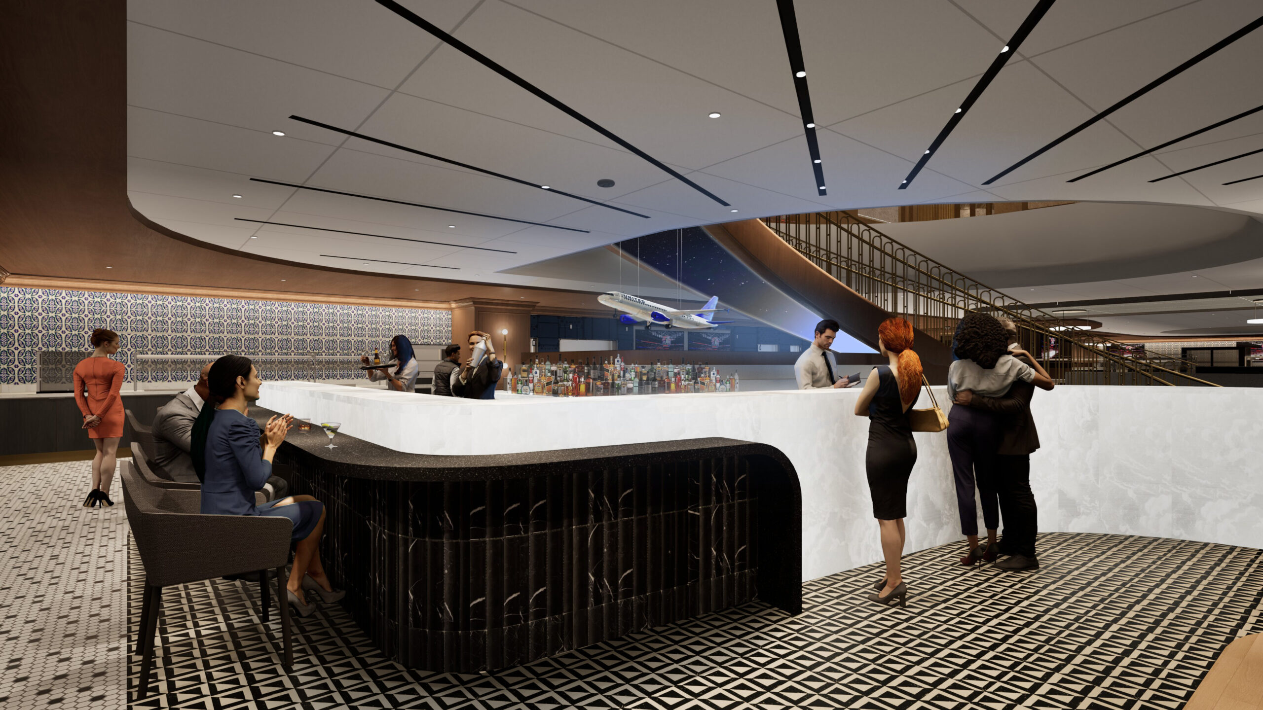 Bar and Plane rendering