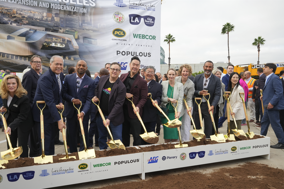 Groundbreaking for LA Convention Center Expansion