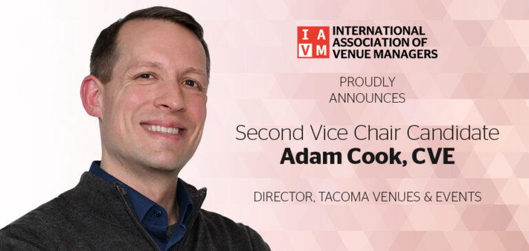 International Association of Venue Managers IAVM Announces Adam Cook ...